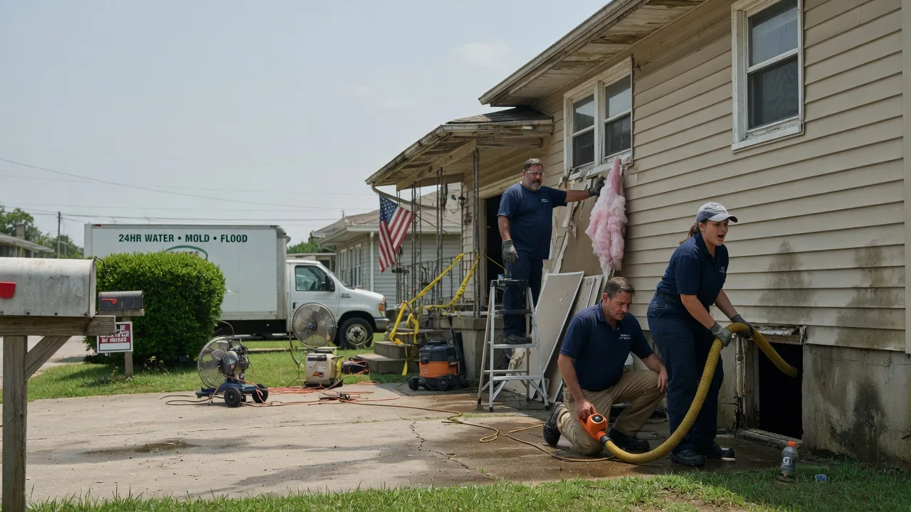 Water Damage Repair in Evansville, WI near me